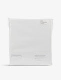 The White Company Connaught cotton silk-blend fitted sheet, imported from the UK
