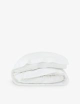selfridges The White Company Savoy Cotton Duvet Cover- Buy online at McGrocer