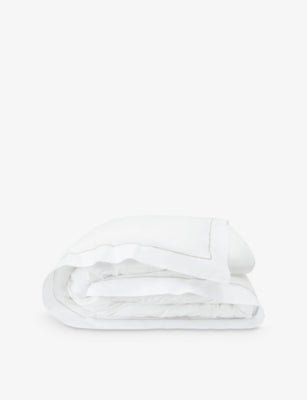 The White Company Savoy cotton duvet cover, imported from the UK