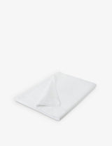selfridges The White Company Savoy Cotton Flat Sheet- Buy online at McGrocer