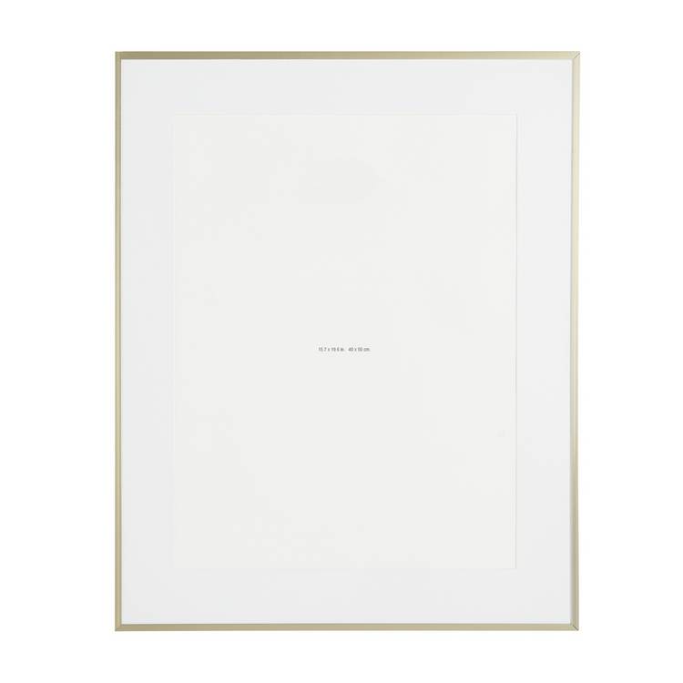 Argos Home gold aluminium picture frame 40x50cm - British product
