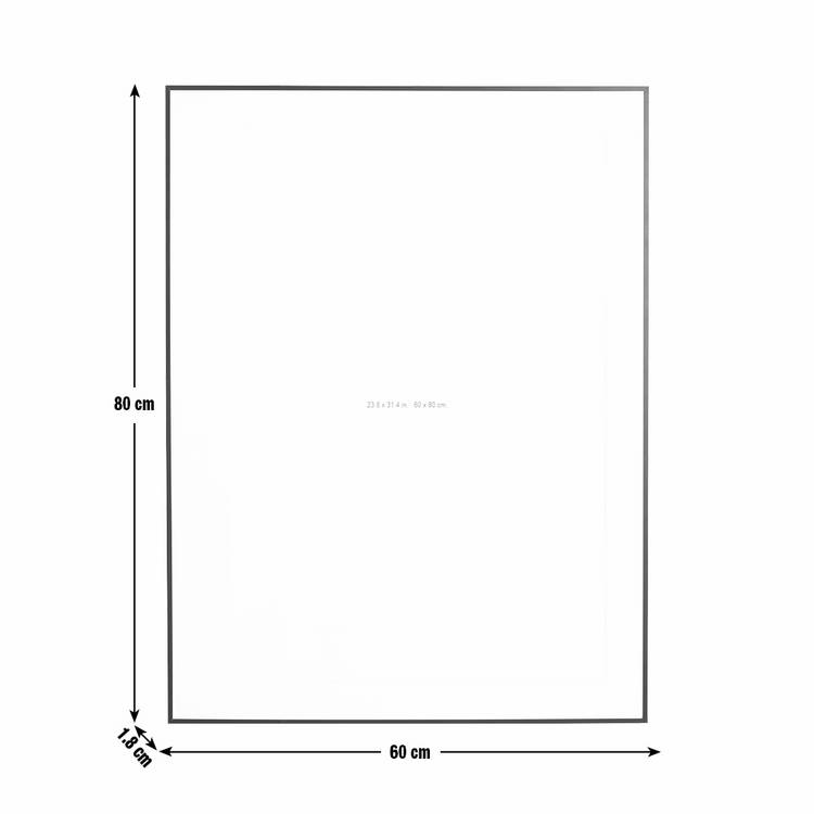 Argos Home 60x80cm black aluminium picture frame (British brand)