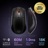 SteelSeries Rival 3 Gen 2 wireless gaming mouse black (British brand)
