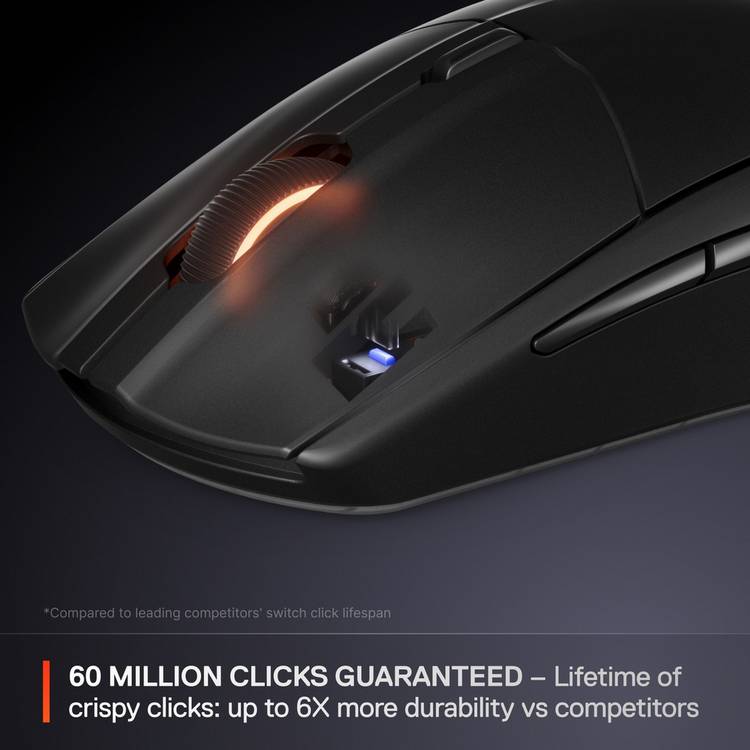 SteelSeries Rival 3 Gen 2 wireless gaming mouse black (British brand)