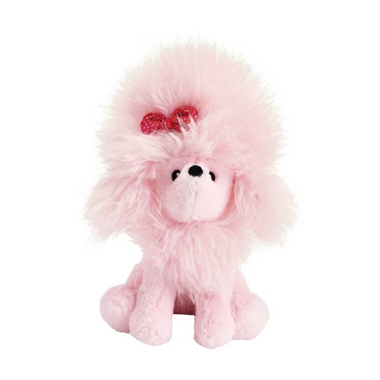 Argos Home pink poodle soft toy H25.4cm - British product