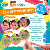Paint Pop non-toxic face paints 12 pack, UK version
