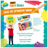 Paint Pop non-toxic face paints 12 pack, UK version