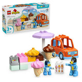 LEGO DUPLO Bluey Ice Cream Trip 10458 toy set (British brand)