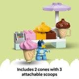 LEGO DUPLO Bluey Ice Cream Trip 10458 toy set (British brand)