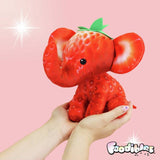 Foodibles scented strawberry elephant soft toy 20cm - British product
