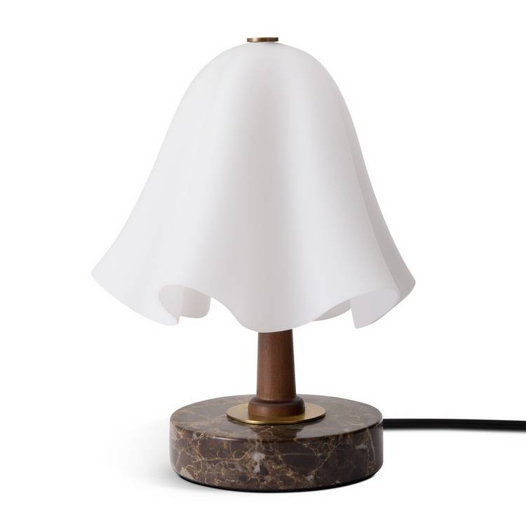 Morris & Co glass shade table lamp, UK version