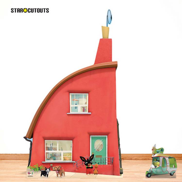 Star Cutouts Bing Bunny house cardboard cutout, UK version