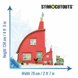 Star Cutouts Bing Bunny house cardboard cutout, UK version