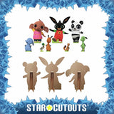Bing Sula Pando cardboard cutout set pack of 3 (British brand)