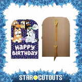 Star Cutouts Bluey and Friends cardboard backdrop, UK version