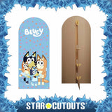 Star Cutouts Bluey Heeler Family cardboard cutout - British product