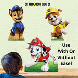 Star Cutouts Paw Patrol cardboard cutout Chase Marshall Rubble (British brand)
