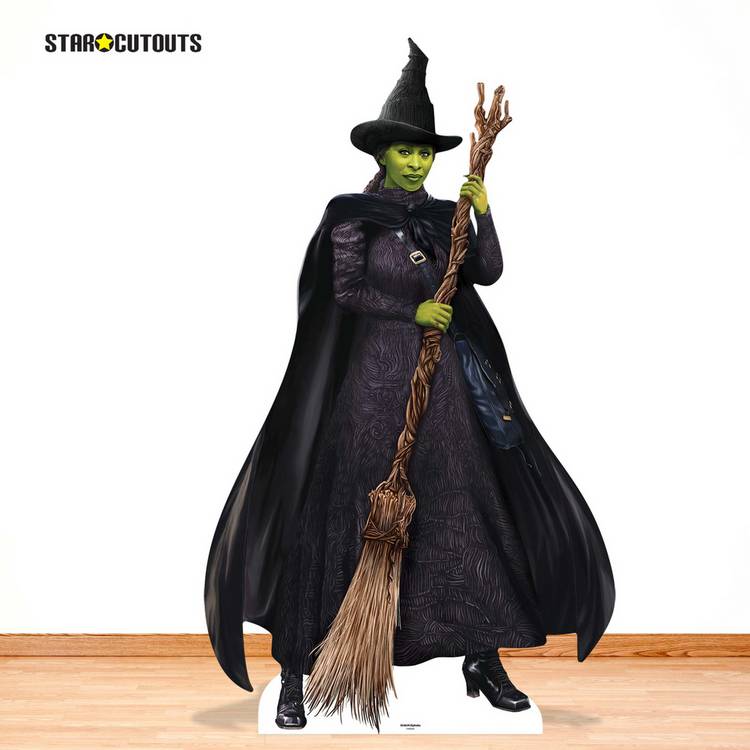 Star Cutouts Wicked Elphaba cardboard cutout, UK version