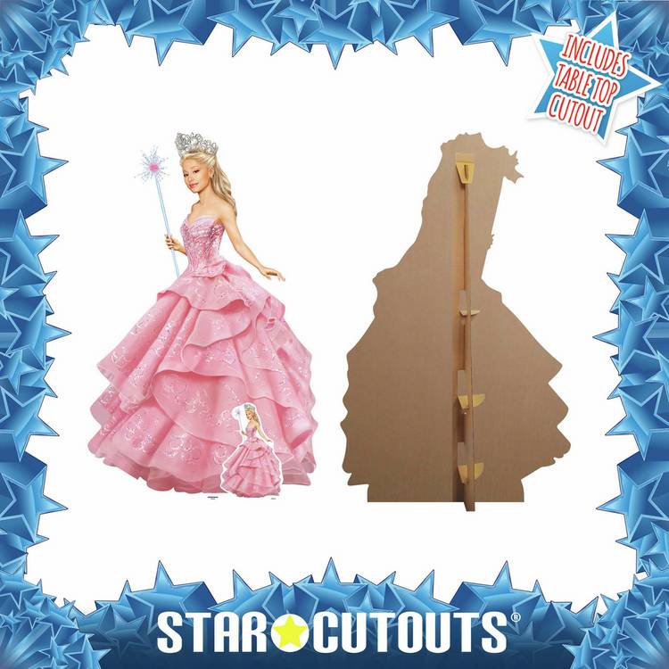 Star Cutouts Wicked Glinda pink cardboard cutout 150cm - British product