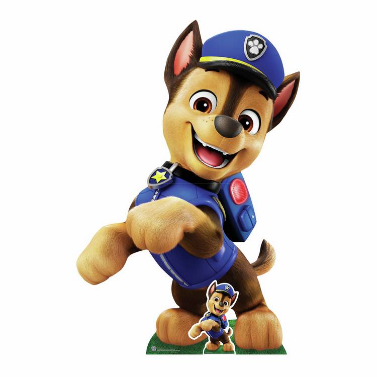 Star Cutouts Chase Paw Patrol cardboard cutout - British product