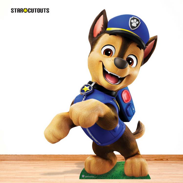 Star Cutouts Chase Paw Patrol cardboard cutout - British product