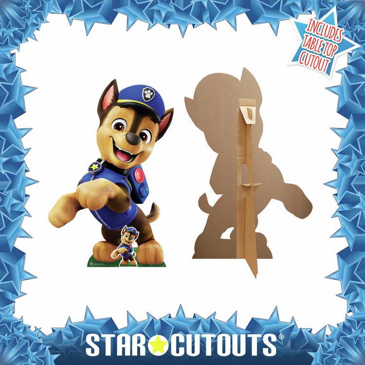 Star Cutouts Chase Paw Patrol cardboard cutout - British product