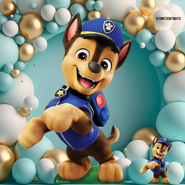 Star Cutouts Chase Paw Patrol cardboard cutout - British product