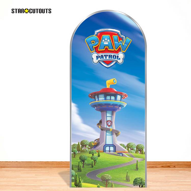 Star Cutouts Paw Patrol logo cardboard cutout party backdrop - British product