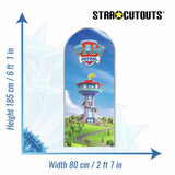 Star Cutouts Paw Patrol logo cardboard cutout party backdrop - British product