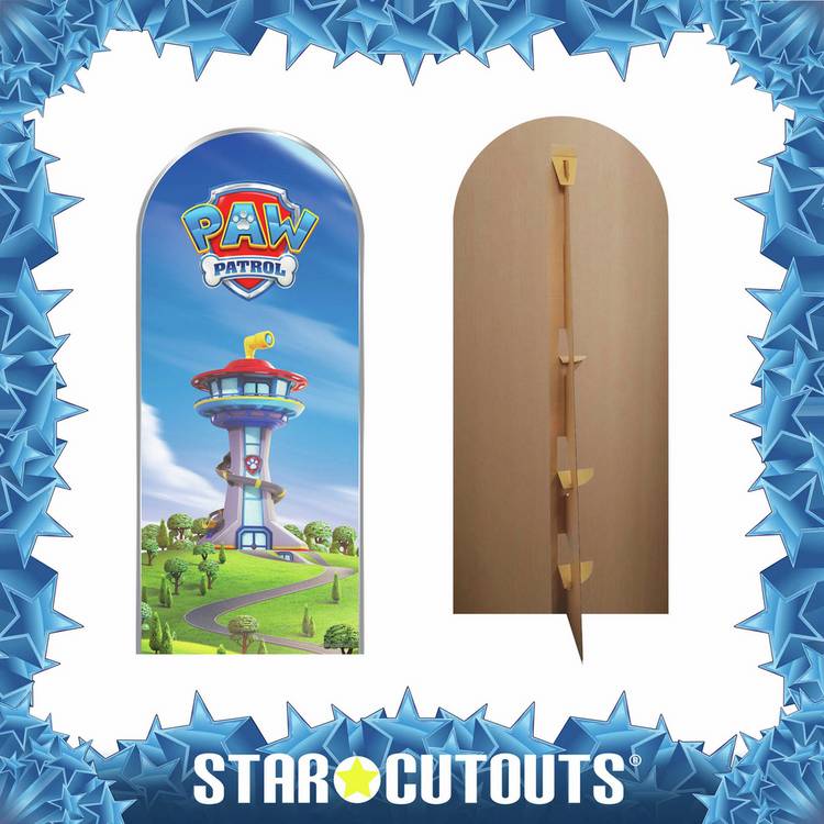 Star Cutouts Paw Patrol logo cardboard cutout party backdrop - British product