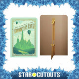 Star Cutouts Wicked Emerald City cardboard cutout large size, UK version