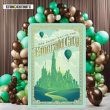 Star Cutouts Wicked Emerald City cardboard cutout large size, UK version