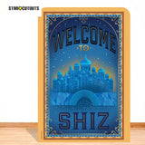 Star Cutouts Wicked Welcome To Shiz cardboard cutout - British product