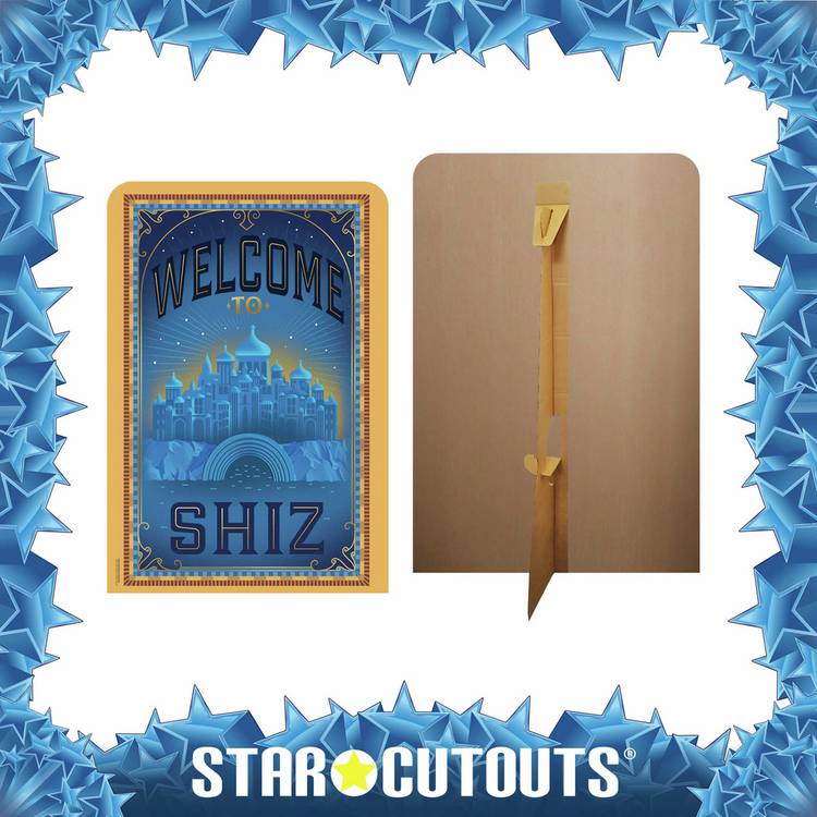 Star Cutouts Wicked Welcome To Shiz cardboard cutout - British product