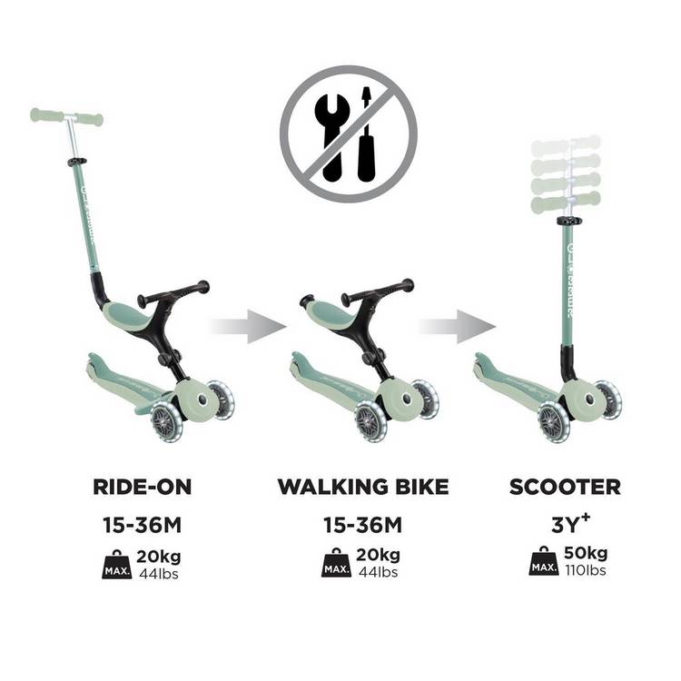 Globber Go Up scooter, UK version