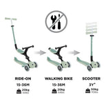 Globber Go Up scooter, UK version