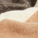 Habitat striped faux mohair throw 125x150cm, imported from the UK