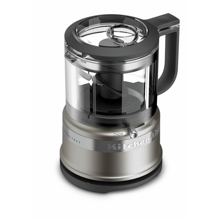 KitchenAid electric mini chopper 830ml silver (British brand)