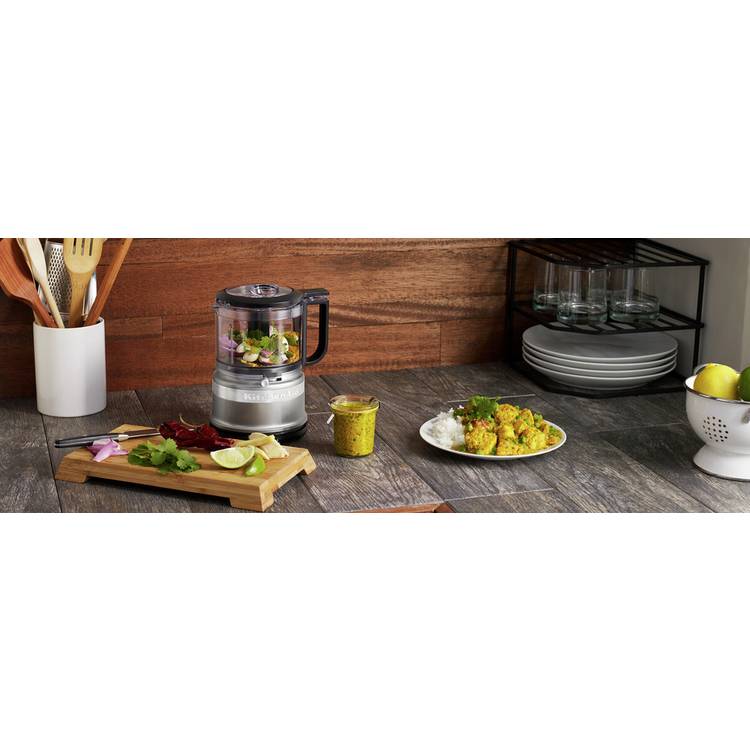 KitchenAid electric mini chopper 830ml silver (British brand)