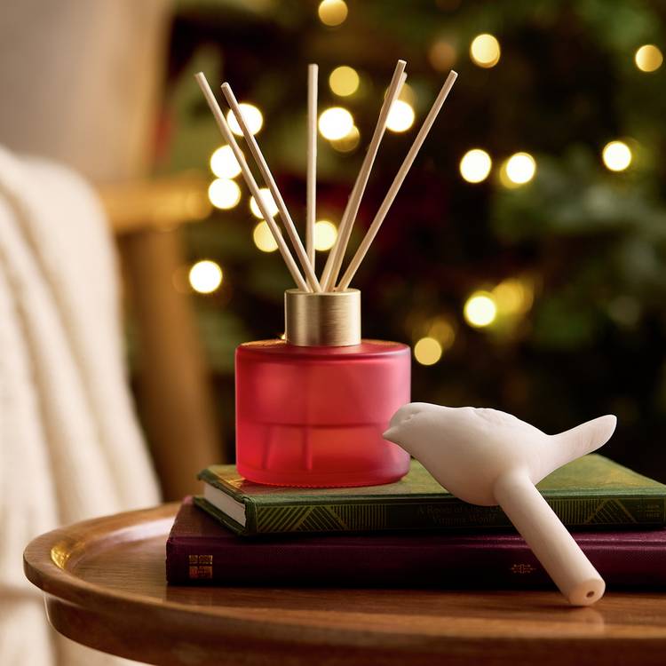 Argos Home Christmas Spice diffuser 90ml with robin, UK version