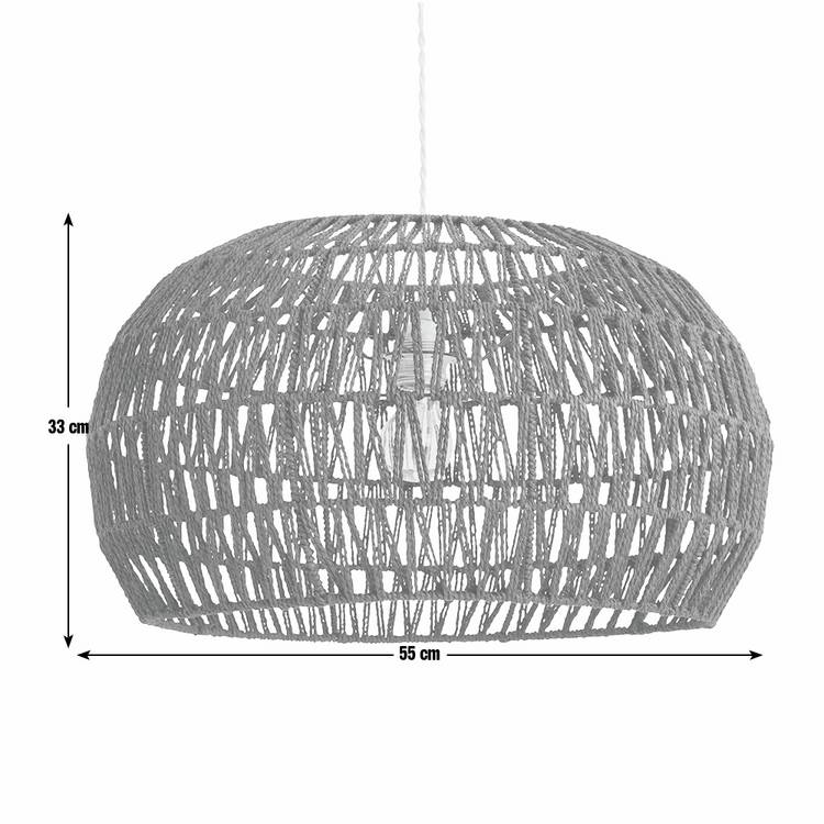Argos Home paper rope lampshade 55cm, imported from the UK