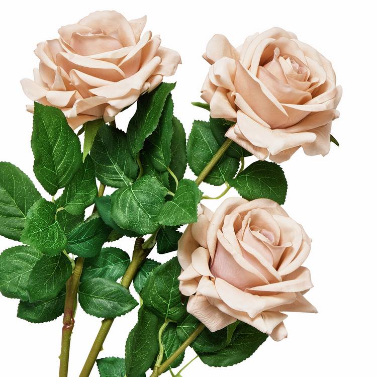 Argos Home artificial pink touch rose stem 66cm, imported from the UK