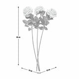 Argos Home artificial pink touch rose stem 66cm, imported from the UK