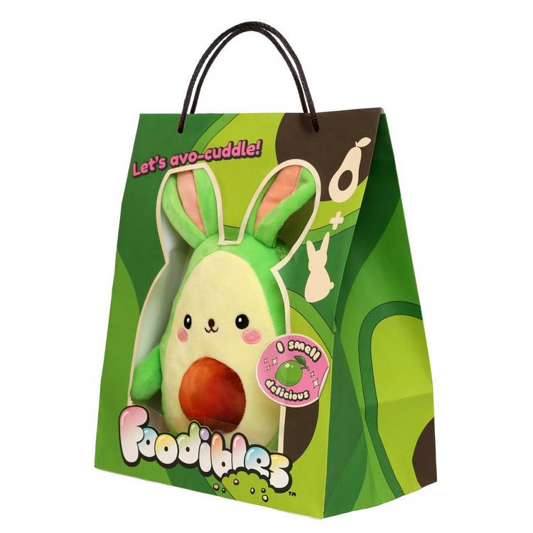 Foodibles avocado bunny scented soft toy large, imported from the UK
