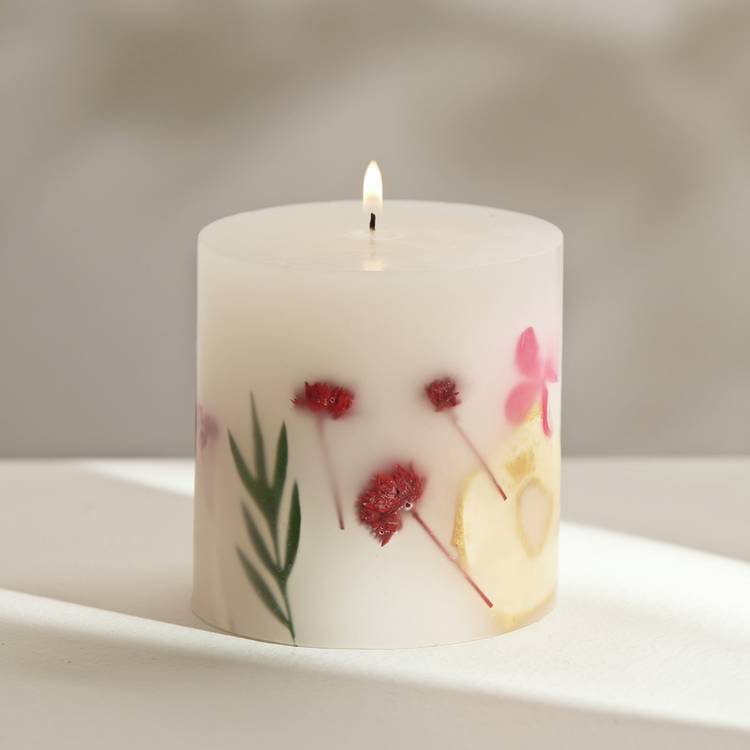Argos Home Inclusion Candle peony white lily 10.16cm, UK version