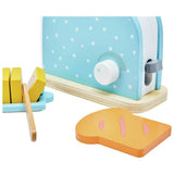 Chad Valley wooden toaster toy 11.5cm, imported from the UK