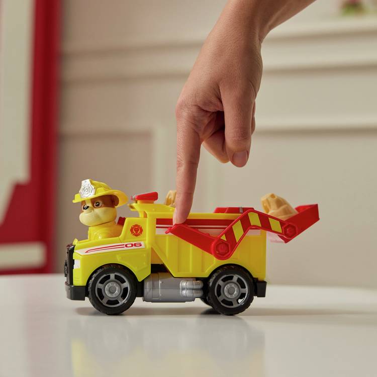 PAW Patrol Fire Rescue Rubble dump truck toy, imported from the UK