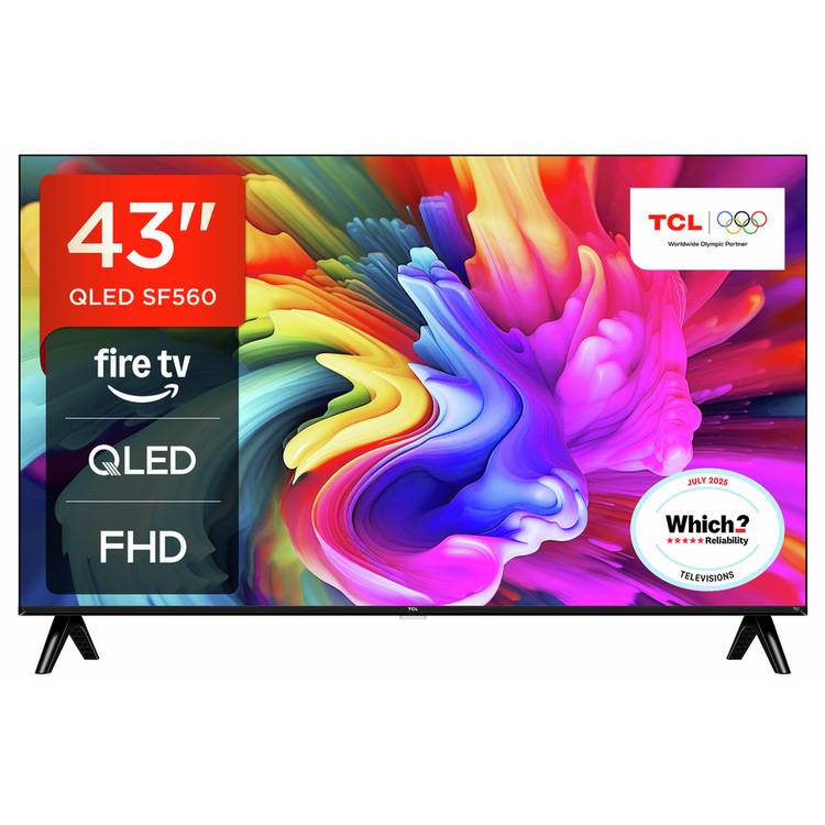 TCL QLED Smart TV 43 inch (British brand)
