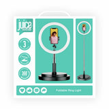 Juice folding selfie ring light stand black, UK version
