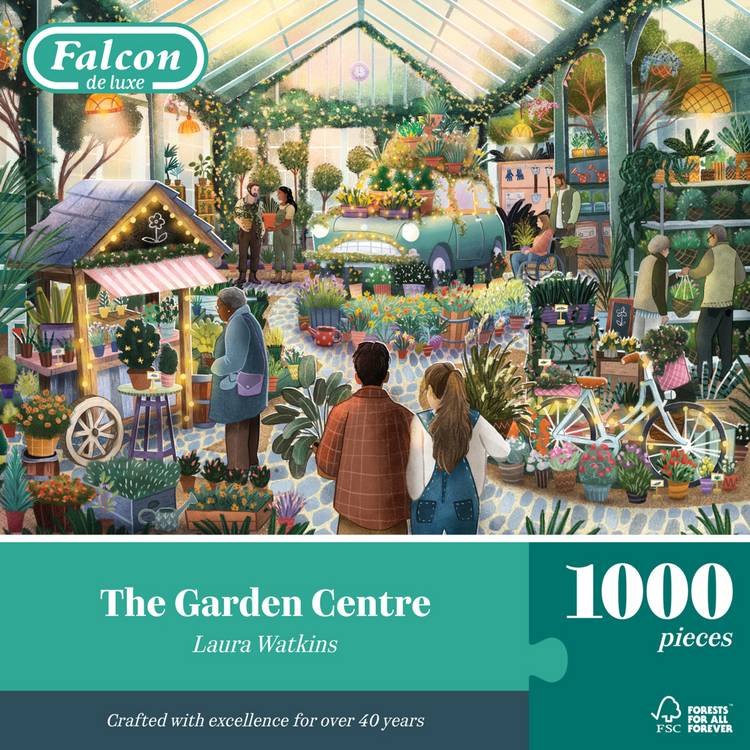 Falcon garden centre 1000 piece puzzle, imported from the UK
